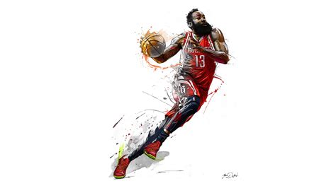 James Harden 5k Art Wallpaper,HD Sports Wallpapers,4k Wallpapers,Images ...