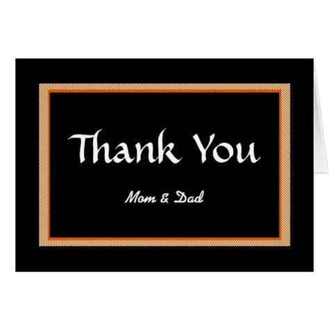 Thank You, Mom & Dad Cards | Zazzle