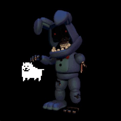 Adventure Withered Bonnie - FNAF WORLD [BETTER IN 3D] Minecraft Skin