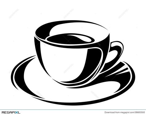 Tea Cup Silhouette Vector at GetDrawings | Free download
