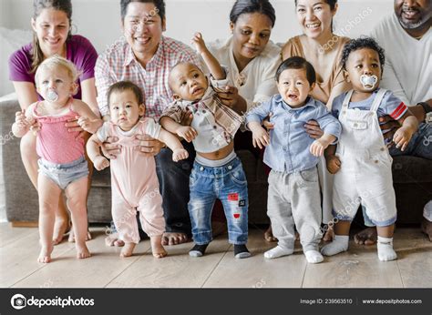 Diverse Babies Parents Stock Photo by ©Rawpixel 239563510