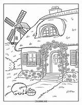 125  Cottage Coloring Pages For Kids & Adults Free Printable PDFs sketch template