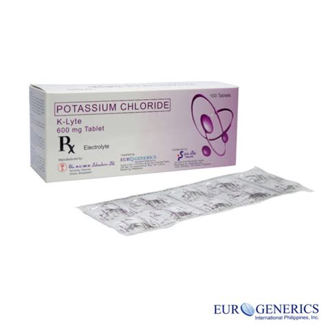 K-Lyte 600mg – Eurogenerics