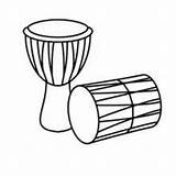 Drum Coloring Page Pages sketch template