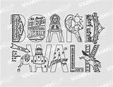 Boardwalk Coloring Sheet  Etsy Disney boardwalk Resort sketch template