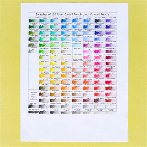Faber Castell Polychromos Colour Chart Polychromos Co - vrogue.co