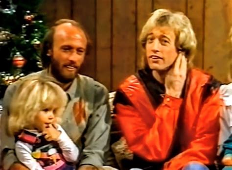 Maurice w/adorable daughter, Samantha & Robin. Robin, Andy Gibb, Disco Era, Bee Gees, Second ...