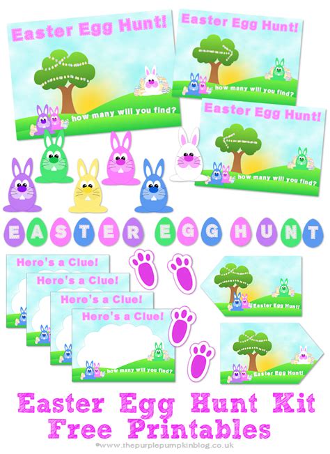 Free Easter Egg Hunt Kit Printables