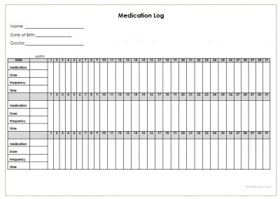 Medication Log