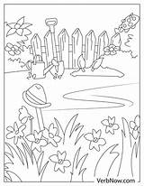Free GARDEN Coloring Pages For Download Printable PDF sketch template