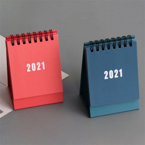 Mini Desk Calendar Desktop Ornaments Portable Work... – Grandado