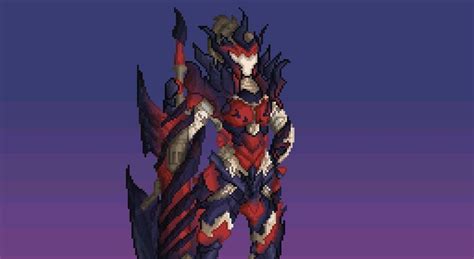 Glavenus Armor in 2022 | Pixel animation, Pixel art, Monster hunter world