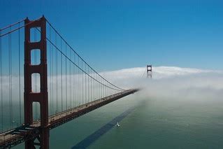 clouds | Low clouds taking over the Golden Gate Bridge, San … | Flickr
