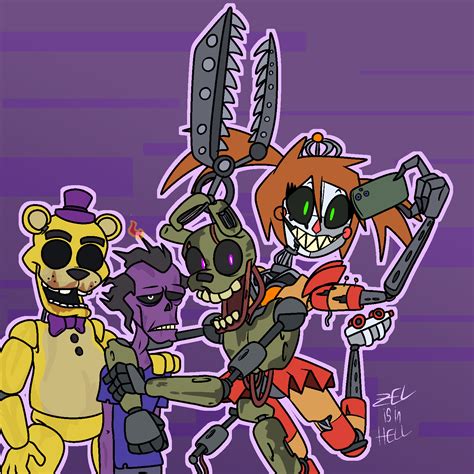The Afton Family By Ludwigvonkoopalover On Deviantart - vrogue.co