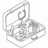 Doctor Tools Coloring Pages Sketch Page sketch template