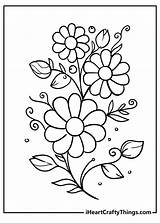 New Beautiful Flower Coloring Page% Unique  Home sketch template