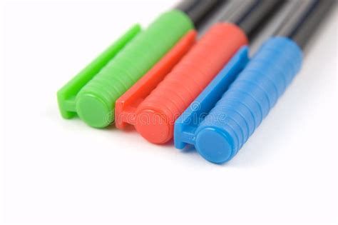 Colored marker pens stock photo. Image of closeup, lined - 43546734