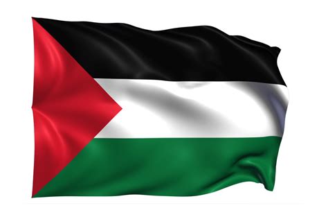 Palestine Waving flag Realistic Transparent Background 15309537 PNG