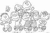 Coloring Pages Peanuts sketch template