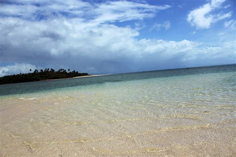 Clouds And The White Sand Beach Free Stock Photo - Public Domain Pictures