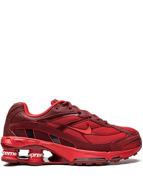 Nike X Supreme Shox Ride 2 Sp Sneakers In Red | ModeSens