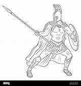 Roman Soldier Armor Coloring Page Sketch sketch template