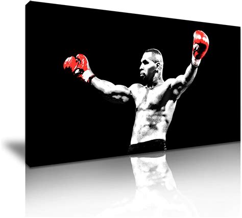 Mike Tyson boxe Art mural sur toile imprimé 60 x 30 cm: Amazon.fr: Cuisine & Maison