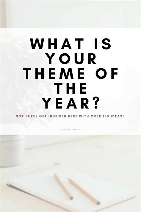 150 + Word of the Year Ideas for your Theme of the Year (updated 2023)