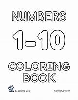 Coloring Numbers 1 To 10 Pages sketch template