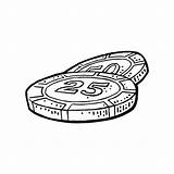 Poker Chips Drawing sketch template