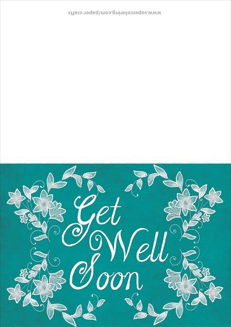 Get Well Soon Card Template | Free Printable Papercraft Pertaining To ...