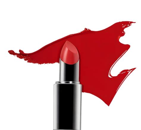Premium Photo | Red lipstick smudged cosmetic