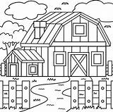 Farm House Coloring Pages sketch template