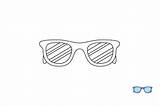 Coloring Summer Sunglasses For Kids Graphic By Custodestudio · Creative  sketch template