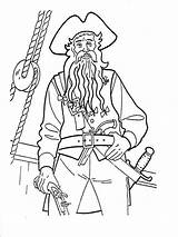 Printable Pirate Coloring Pages sketch template