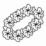 Hawaiian Flowers Coloring Page  Free Printable Pages sketch template