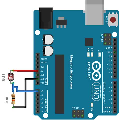 Arduino Light Intensity Meaurement | Circuits4you.com