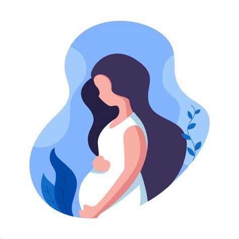 Premium Vector | Pregnant woman logo modern flat design illustration ...