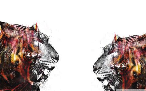 Tiger Art Wallpapers - Wallpaper Cave