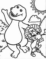 Baby Bop Coloring Pages  Easy For Kids sketch template