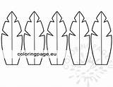 Turkey Feathers template – Coloring Page sketch template
