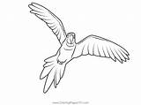 Parrot Fly In Sky Coloring Page For Kids  Free Parrots Printable sketch template