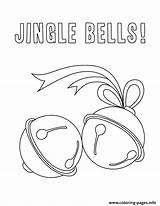 Christmas Jingle Bells Coloring Page Sketch Coloring sketch template