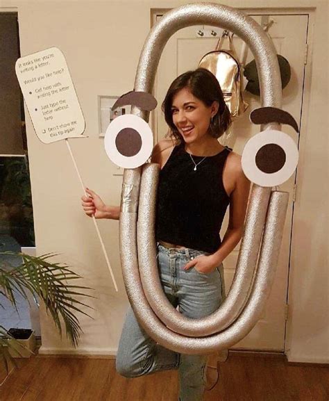 Microsoft Paperclip Costume