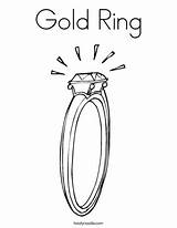 Gold Ring Coloring Page  Twisty Noodle sketch template
