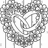 Wedding Ring Coloring Page sketch template