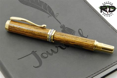 Bocote Fountain Pen, Wood Pen, Gold Pen, Fountain Pen - Etsy