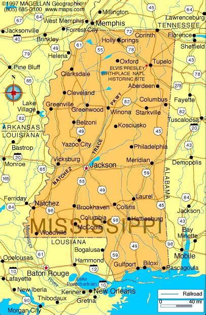 Mississippi Progress Map