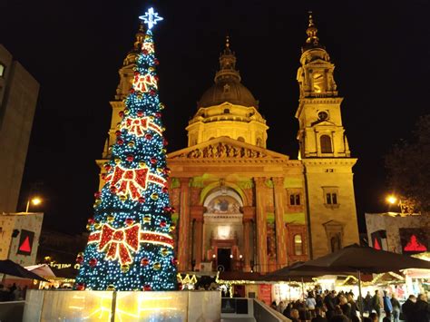 Images des marchés de Noël à Budapest en 2019