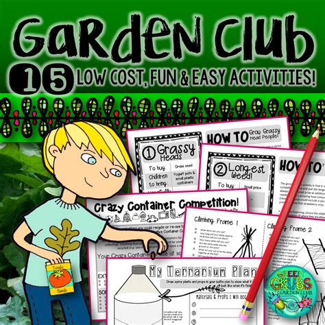 Garden & Nature Club Activities {15 fun, easy, low-cost activities}